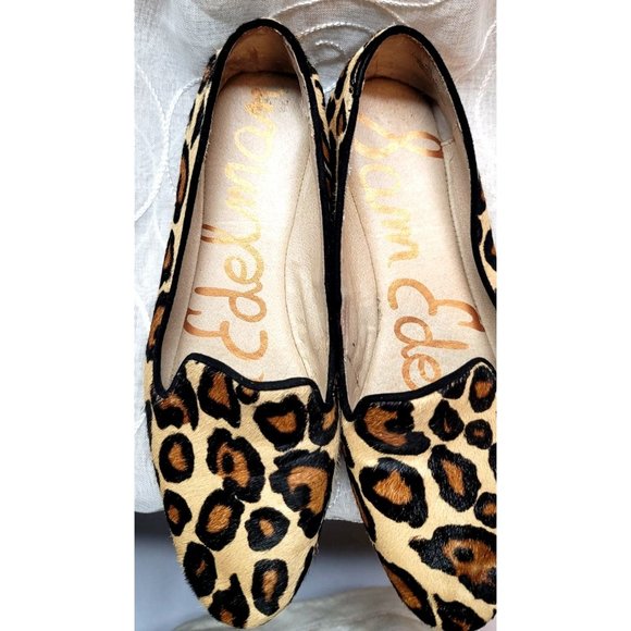 Sam Edelman Shoes - Sam Edelman Alvin Loafer Leopard Print Calf Hair Size 6.5M Holiday